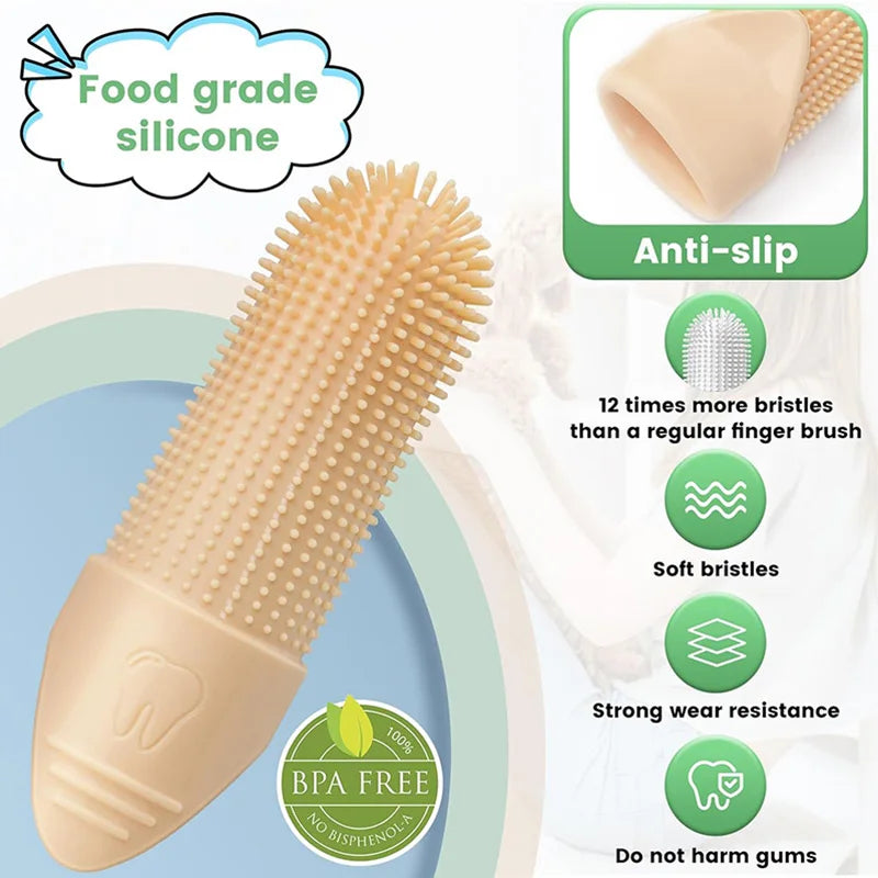 360° Finger Silicone Toothbrush