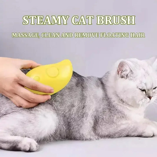 3 in 1 Electric Steamy Massage Brush/Comb for Cats & Dogs