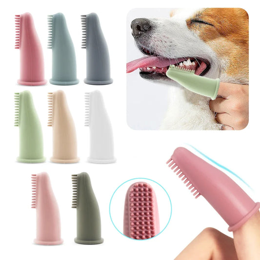 Ultra Soft Silicone Finger Pet Toothbrush